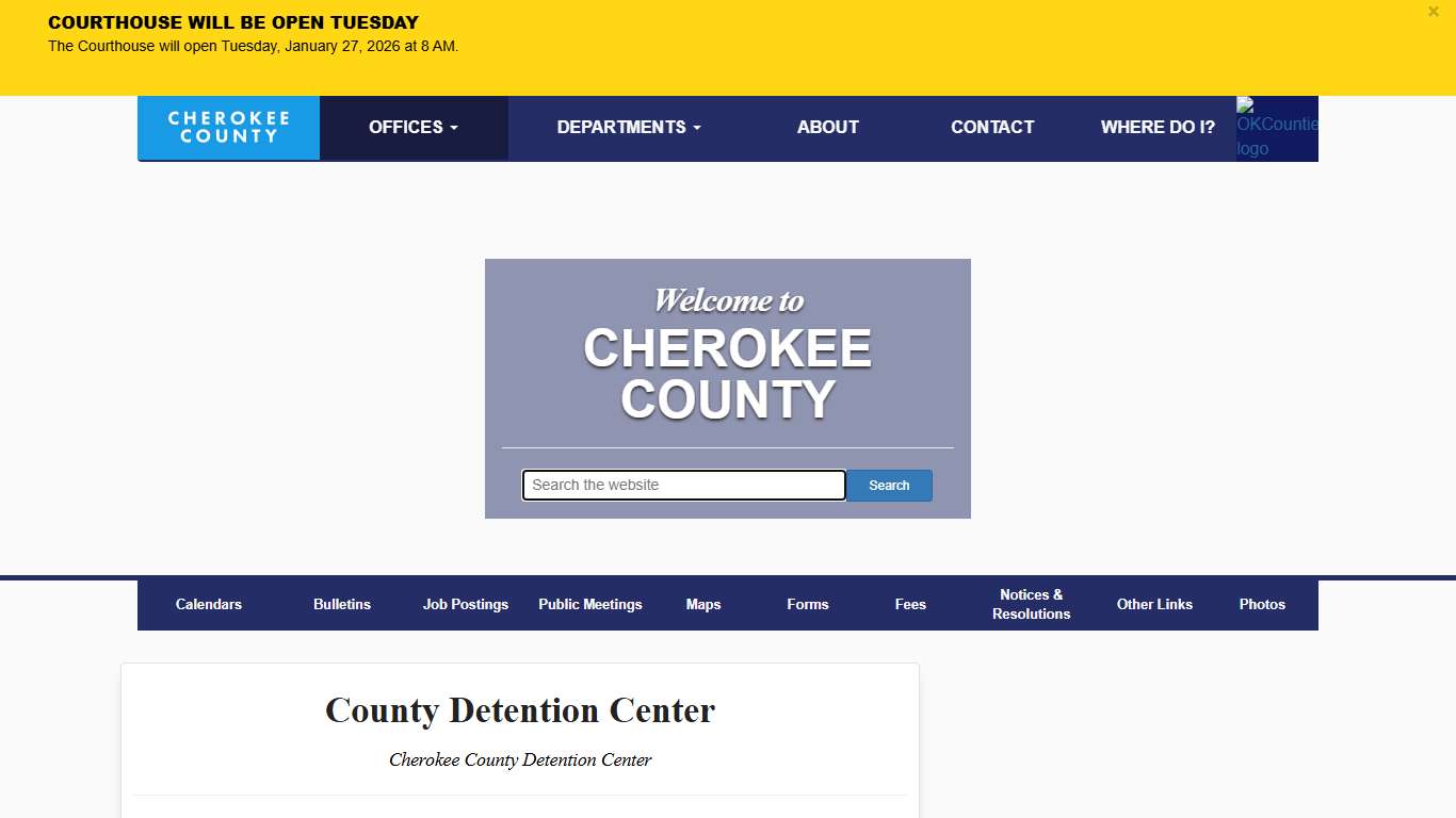 County Detention Center